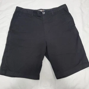 Volcom Black Striped Short B Chain Frickin Chino Shorts Sz 36 Skater - Picture 1 of 5
