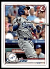 2020 Bowman Base #9 Max Muncy - Los Angeles Dodgers