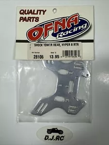 OFNA / HoBao Hyper 8 Rear Shock Tower Chrome (Rtr) - Picture 1 of 1