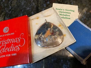 ๐๐๐ Towle Sterling Ornament ~ XMas Melodies ~ 1980 ~ Jingle Bells ๐๐๐ - Picture 1 of 3
