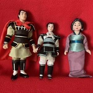 Disney Mulan Porcelain Dolls by Deagostini 2004 Mulan, Li Shang - Picture 1 of 9