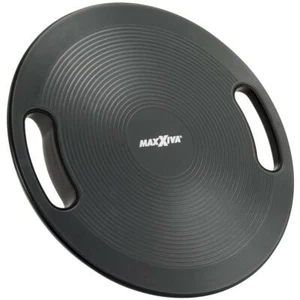 MAXXIVA Balanceboard schwarz Ø39,5 cm mit Griffen Therapiekreisel Wackelbrett - Bild 1 von 7