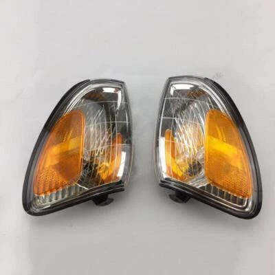 Luz de señal de giro delantera izquierda derecha lámpara de esquina 2 piezas para Toyota Land Cruiser 98-07 Foto 1 de 4