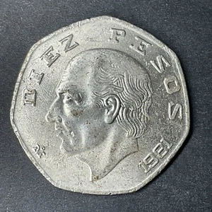 Moneta 10 Pesos Monete Estere Mondiali 1981 MESSICO - Foto 1 di 2