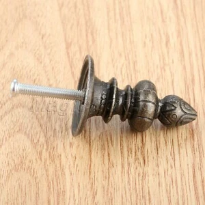Retro Tower Shape Cabinet Knob Jewelry Box Drawer Wardrobe Pull Handle 39mm*27mm - Picture 1 of 12
