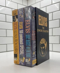 Elvis Presley The Concert Collection VHS Box Set of 3 Videos Box Set With Case - Picture 1 of 3