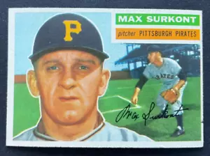 1956 Topps #209, Max Surkont, Pittsburgh Pirates - Bild 1 von 2