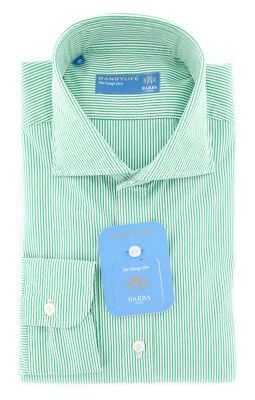 Barba Napoli Green Shirt - Extra Slim - 15.75/40 - (I1U13R441801U) - Image 1 of 4