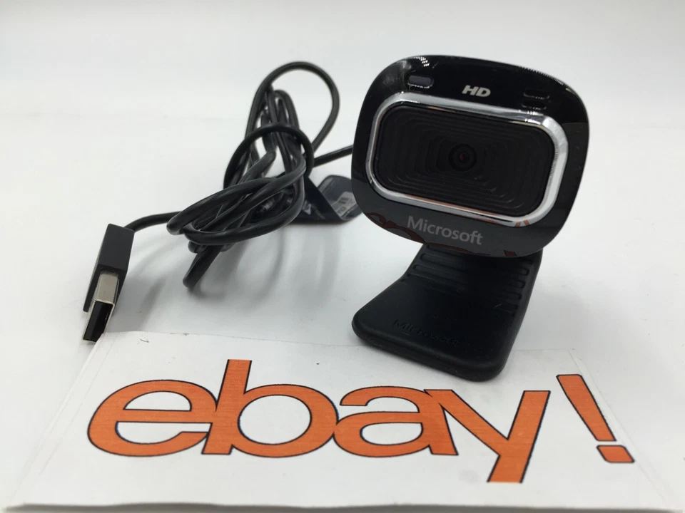 GENUINE Microsoft LifeCam HD 3000 USB WebCam MODEL 1492 X822055-002 - Image 1 of 3