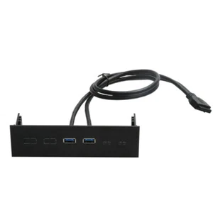 USB 3.0 Front Panel Dual USB 3.0 Ports Hub 20 Pin Stecker Adapter Kabel Cable - Bild 1 von 7