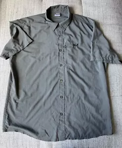 Jack Wolfskin camicia uomo manica corta bottoni grigio tg 2XL - Foto 1 di 6