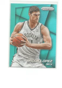 2014-15 PANINI PRIZM PRIZMS LIGHT BLUE #58 BROOK LOPEZ 28/49 - Picture 1 of 2
