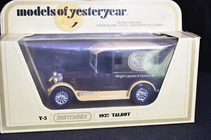 MatchBox YesterYear Y-5 1927 Talbot Wright's Original Teerseife - Bild 1 von 2