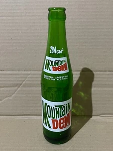 Collectible Rare Mountain Dew Glass Bottle Made In Argentina 1980's - Picture 1 of 5