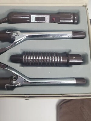 vintage Vidal Sassoon Professional Interchangable 4 piece Curling Iron Set - Image 1 of 4