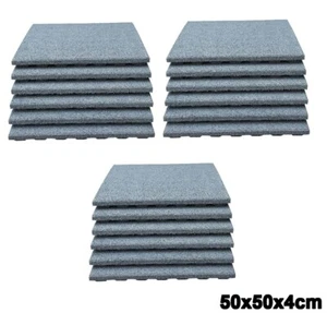 18x GS40 Grau Fallschutzmatten Gummimatte Platten Gymnastik Fitness Pool Kinder - Bild 1 von 3