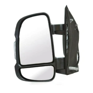 Fiat Ducato Full Door Wing Mirror ELECTRIC HEATED SHORT Arm Left N/S 2006 On UK - Picture 1 of 7