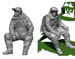 Operador de radio bombardero de EE. UU. Legend Production LA7211, Segunda Guerra Mundial (1 figura), ESCALA 1:72 - Imagen 1 de 4