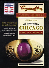 2012 (TIGERS) Panini Cooperstown Famous Moments #12 Charlie Gehringer