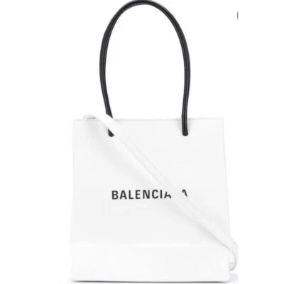 Bolso de Mano de Compras Balenciaga XXS para Mujer Blanco Talla OS NUEVO CON ETIQUETAS Foto 1 de 4