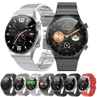 Men Women Business Smart Watch Sport Fitness Tracker Smartwatch Water-Resistant - Image 1 of 4