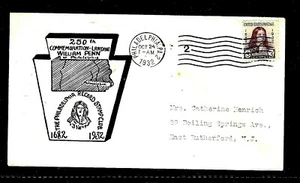 724 3c Stamp (1932) WILLIAM PENN FDC BY FIRST PHILADELPHIA RECORD STAMP CLUB - Picture 1 of 1