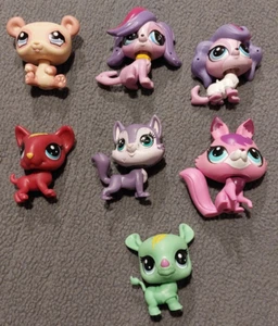 7 LPS Littlest Pet Shop Animali rinoceronte, gatto, criceto altro -A40 - Foto 1 di 10