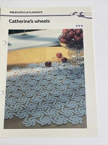 Catherine's Wheels Placemat Doily Marshall Cavendish Crochet Pattern - Picture 1 of 4