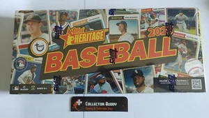 Hobby Box 2023 Topps Heritage Factory Sealed 24 Packs of 9 Cards - Imagen 1 de 1