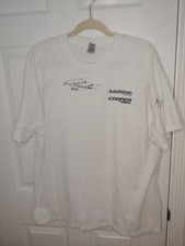 Gildan Road To Indy Racing By Cooper Tires T Shirt White Black Men's Size XL