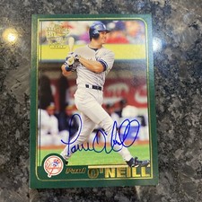 2005 TOPPS PAUL O'NEILL ALL TIME FAN FAVORITE AUTOGRAPH SP  RARE  YANKEES LEGEND