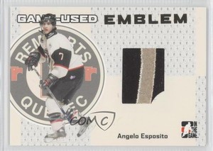 2006-07 ITG Heroes and Prospects Game-Used Emblems Angelo Esposito #GUE-33