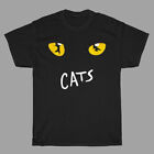 Cats Broadway Musical Logo Men's Black T-Shirt Size S To 5Xl Ta0322