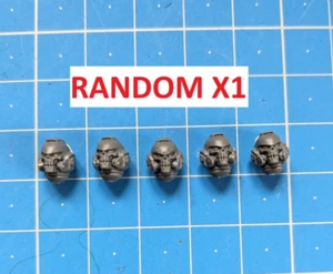 Reivers Bits Helmeted ONE head with Skull x1 Primaris Space Marines 40k Bitz - Imagen 1 de 2