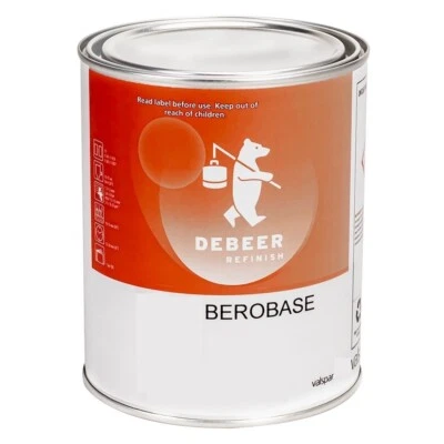 Debeer Berobase 500 MM558 Orange 1 Litre Base Coat Pigment Car Paint - Image 1 of 2