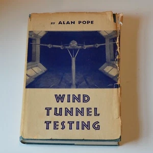 Wind Tunnel Testing by Alan Pope 1947 hardback book 1st edition *skuM5 - Picture 1 of 8