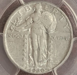 1930 Standing Liberty Quarter PCGS AU 50 - Picture 1 of 4