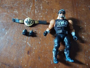 MATTEL WWE SUPERSTARS NWO HOLLYWOOD HULK HOGAN LOSE WRESTLING FIGUR MIT GÜRTEL - Bild 1 von 4
