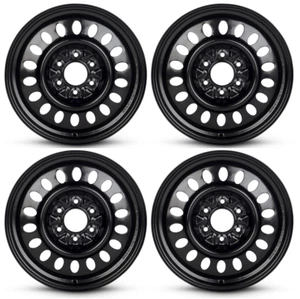 New Set of 4 17" x 7" Steel Wheel Rim 02-09 for Saab Chevy GMC Oldsmobile Buick - Picture 1 of 4