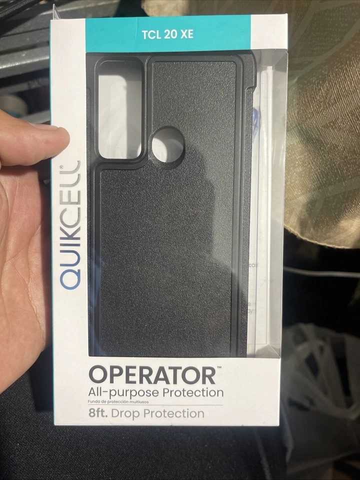 TCL 20 XE Black Phone Case quikcell operator