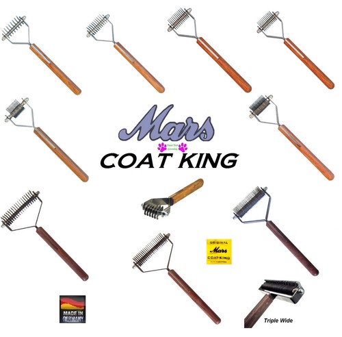 MARS COAT KING STRIPPER DOG Cat Undercoat Hair Coat Fur STRIPPING Tool ...