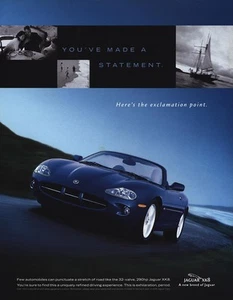 1998 Jaguar XK8: Heres the Exclamation Point Vintage Print Ad - Bild 1 von 1