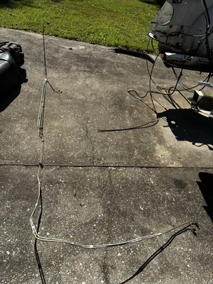 80-89 Classic Saab 900 Sedan Convertible Front to Rear 2 Hydraulic Brake Lines - Image 1 of 4