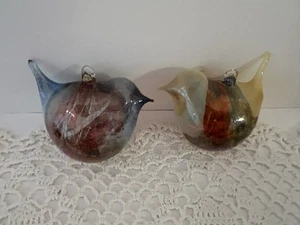 Alemania Juego de adornos de Navidad vidrio soplado pájaros S&H Smith Hawken - Imagen 1 de 14