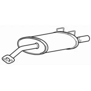 Quality Rear Exhaust Silencer Back Box for Honda CR-V K20A/R20A2 2.0 (2006-2010) - Image 1 of 4