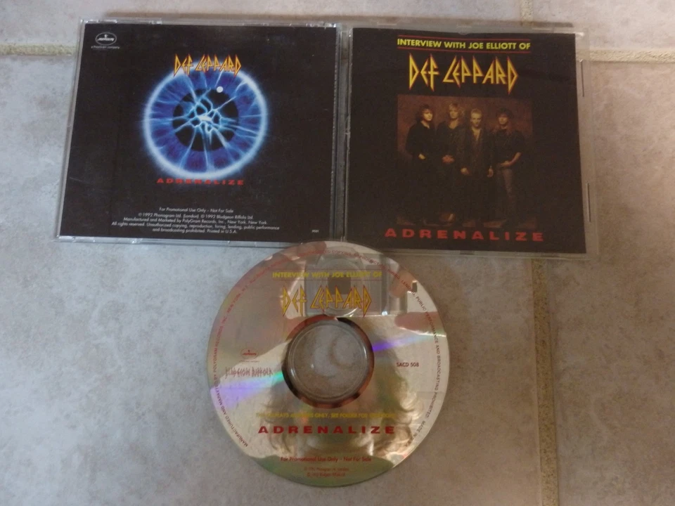 Def Leppard Adrenalize Interivew with Joe Elliott CD Single Foto 1 de 1