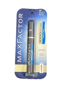 Max Factor 2000 Calorie Aqua Lash Mascara, # 503 Black Brown NOS - Picture 1 of 4