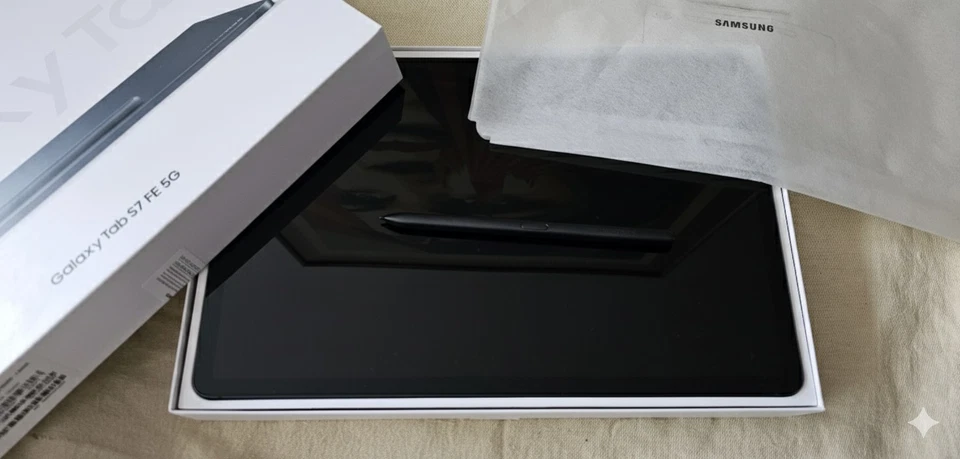 Samsung Galaxy Tab S7 FE SM-T736B 64GB, Wi-Fi+5G , 12,4" Pen+ Ladegerät Top!!! - Bild 1 von 4