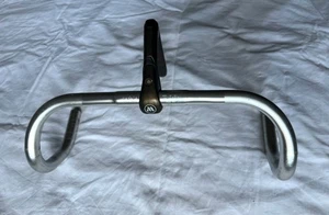 MODOLO X ERAS STEM 120 MM AND Q EVEN HANDLEBARS VINTAGE ROAD BIKE L'EROICA - Picture 1 of 7