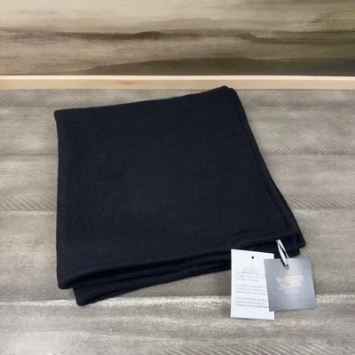 Williams Sonoma European Solid Cashmere Pillow Cover Black Solid NWT Read - Image 1 of 4